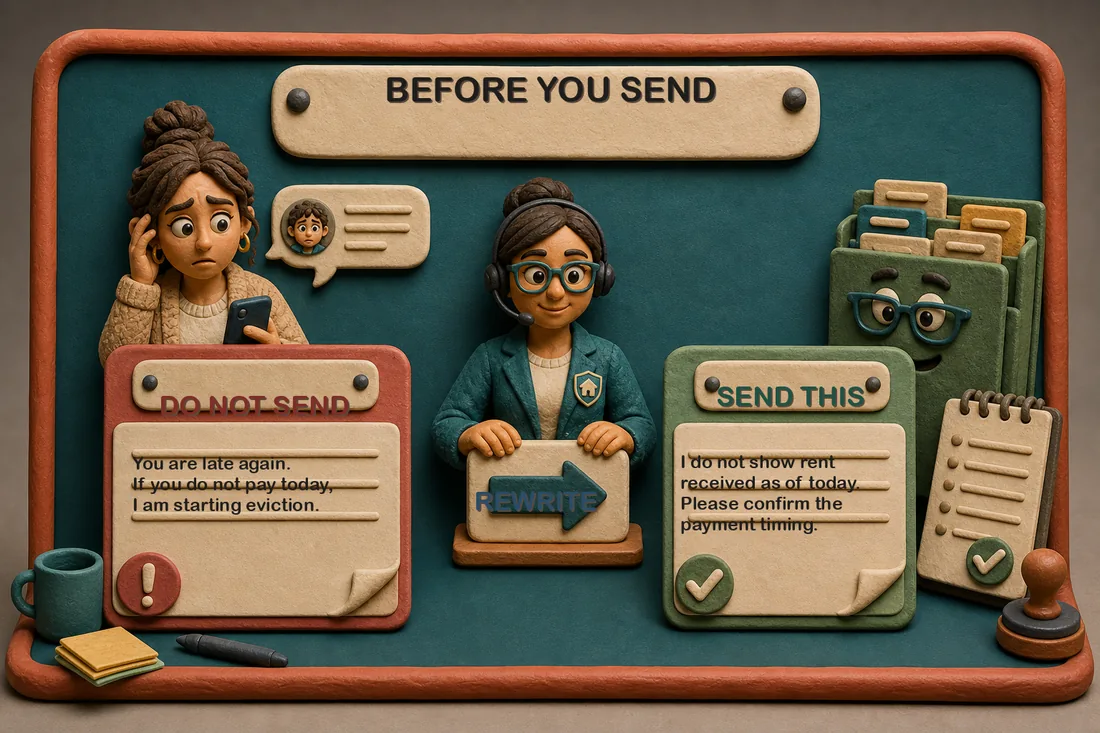Claymation do not send versus send this comparison.